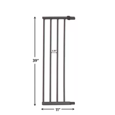 Midwest® Steel Pet Gate Extension For 39 Inch Tall Durable Gate, Lead-Free & Chew Proof, Graphite - Image 3