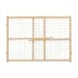Midwest® Wire Mesh Pet Safety Gate W/ Wooden Gate, Expands 29-41 Inches Wide image thumbnail 1