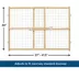 Midwest® Wire Mesh Pet Safety Gate W/ Wooden Gate, Expands 29-41 Inches Wide image thumbnail 6