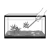 Fluval® Straight Forceps for Aquascaping and Plant Care - Carbonized Stainless Steel - 10.6 inches image thumbnail 3