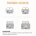 Jespet Dog Bed Cover, Replacement Pet Bed Cover for Dogs, 50 x 60 Inch image thumbnail 6