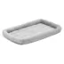 Midwest® QuietTime Deluxe Diamond Stitch Pet Bolster Bed, Machine Washable & Durable, Grey image thumbnail 2