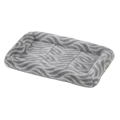 Midwest® QuietTime Deluxe Wave Bolster Bed For Pets, Machine Washable & Dryable, Gray - Image 2