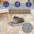 Midwest® QuietTime Deluxe Wave Bolster Bed For Pets, Machine Washable & Dryable, Gray image thumbnail 3