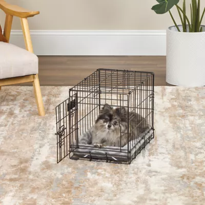 Midwest® QuietTime Deluxe Wave Bolster Bed For Pets, Machine Washable & Dryable, Gray - Image 4