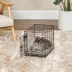 Midwest® QuietTime Deluxe Wave Bolster Bed For Pets, Machine Washable & Dryable, Gray image thumbnail 4
