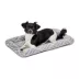 Midwest® QuietTime Deluxe Wave Bolster Bed For Pets, Machine Washable & Dryable, Gray image thumbnail 1