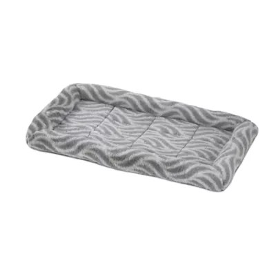 Midwest® QuietTime Deluxe Wave Bolster Bed For Pets, Machine Washable & Dryable, Gray - Image 2