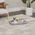 Midwest® QuietTime Deluxe Wave Bolster Bed For Pets, Machine Washable & Dryable, Gray image thumbnail 4