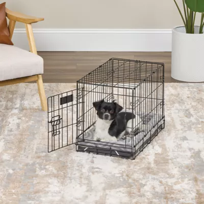 Midwest® QuietTime Deluxe Wave Bolster Bed For Pets, Machine Washable & Dryable, Gray - Image 5