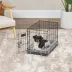 Midwest® QuietTime Deluxe Wave Bolster Bed For Pets, Machine Washable & Dryable, Gray image thumbnail 5