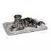 Midwest® QuietTime Deluxe Wave Bolster Bed For Pets, Machine Washable & Dryable, Gray image thumbnail 1