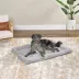 Midwest® QuietTime Deluxe Wave Bolster Bed For Pets, Machine Washable & Dryable, Gray image thumbnail 3