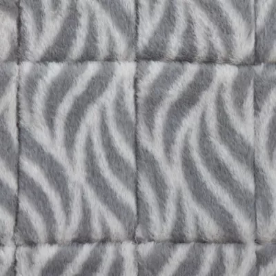 Midwest® QuietTime Deluxe Wave Bolster Bed For Pets, Machine Washable & Dryable, Gray - Image 7