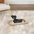 Midwest® QuietTime Deluxe Wave Bolster Bed For Pets, Machine Washable & Dryable, Tan image thumbnail 3