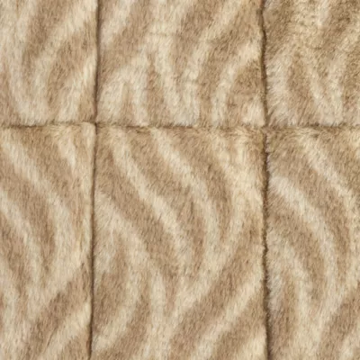Midwest® QuietTime Deluxe Wave Bolster Bed For Pets, Machine Washable & Dryable, Tan - Image 7