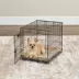 Midwest® QuietTime Deluxe Wave Bolster Bed For Pets, Machine Washable & Dryable, Tan image thumbnail 4