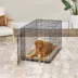 Midwest® QuietTime Deluxe Wave Bolster Bed For Pets, Machine Washable & Dryable, Tan image thumbnail 4