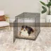 Midwest® QuietTime Deluxe Wave Bolster Bed For Pets, Machine Washable & Dryable, Tan image thumbnail 4
