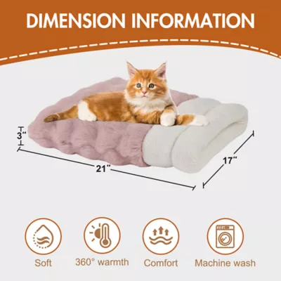 GOOPAWS 4-in-1 Cat Burrow Cave Bed, Self-Warming Pet Bed for Cats & Small Dogs - Image 5
