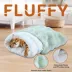 GOOPAWS 4-in-1 Cat Burrow Cave Bed, Self-Warming Pet Bed for Cats & Small Dogs image thumbnail 2