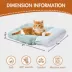 GOOPAWS 4-in-1 Cat Burrow Cave Bed, Self-Warming Pet Bed for Cats & Small Dogs image thumbnail 5