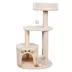 GOOPAWS Faux Fur Cat Tree Tower with Top Perch, 34 Inch image thumbnail 1