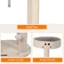 GOOPAWS Faux Fur Cat Tree Tower with Top Perch, 59 Inch image thumbnail 4