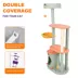 GOOPAWS Faux Fur Cat Tree Tower with Top Perch, 59 Inch image thumbnail 3