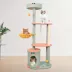 GOOPAWS Faux Fur Cat Tree Tower with Top Perch, 59 Inch image thumbnail 7