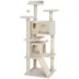 PawHut 54" Cat Tree, Multi-Level Cat Tower with Scratching Posts, Cat Condos, Bed, Platforms image thumbnail 1