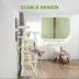 PawHut 54" Cat Tree, Multi-Level Cat Tower with Scratching Posts, Cat Condos, Bed, Platforms image thumbnail 7
