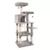 GOOPAWS Cat Tree Tower with Hammock, Faux Fur Cat Furniture, 63 Inch image thumbnail 2