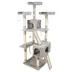 GOOPAWS Multi-Level Cat Tree Tower, Faux Fur Cat Furniture, 73 Inch image thumbnail 1