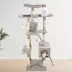 GOOPAWS Multi-Level Cat Tree Tower, Faux Fur Cat Furniture, 73 Inch image thumbnail 7