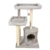 GOOPAWS Faux Fur Cat Tree Tower with Top Perch, 41 Inch image thumbnail 1