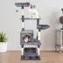 GOOPAWS Multi-Level Cat Tree Tower, Faux Fur Cat Furniture, 66 Inch image thumbnail 7