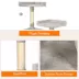GOOPAWS 3 Tier Cat Tree Tower, Faux Fur Cat Furniture, 50 Inch image thumbnail 5