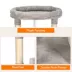 GOOPAWS Faux Fur Cat Tree Tower with Top Perch, 48 Inch image thumbnail 5