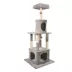 GOOPAWS Cat Tree Tower with Condo, Faux Fur Cat Furniture, 58 Inch image thumbnail 2