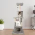 GOOPAWS Cat Tree Tower with Condo, Faux Fur Cat Furniture, 58 Inch image thumbnail 7