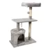 GOOPAWS Faux Fur Cat Tree Tower with Top Perch, 38 Inch image thumbnail 2