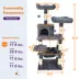 GOOPAWS Multi-Level Cat Tree Tower, Faux Fur Cat Furniture, 57 Inch image thumbnail 6