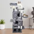 GOOPAWS Multi-Level Cat Tree Tower, Faux Fur Cat Furniture, 65 Inch image thumbnail 7