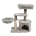 GOOPAWS Cat Tree Tower with Condo, Faux Fur Cat Furniture, 27 Inch image thumbnail 1