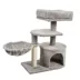 GOOPAWS Cat Tree Tower with Condo, Faux Fur Cat Furniture, 27 Inch image thumbnail 2