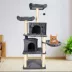 GOOPAWS Multi-Level Cat Tree Tower, Faux Fur Cat Furniture, 60 Inch image thumbnail 7