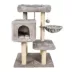 GOOPAWS Faux Fur Cat Tree Tower with Top Perch, 43 Inch image thumbnail 1