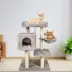 GOOPAWS Faux Fur Cat Tree Tower with Top Perch, 43 Inch image thumbnail 7