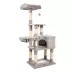GOOPAWS Faux Fur Cat Tree Tower with Top Perch, 53 Inch image thumbnail 2